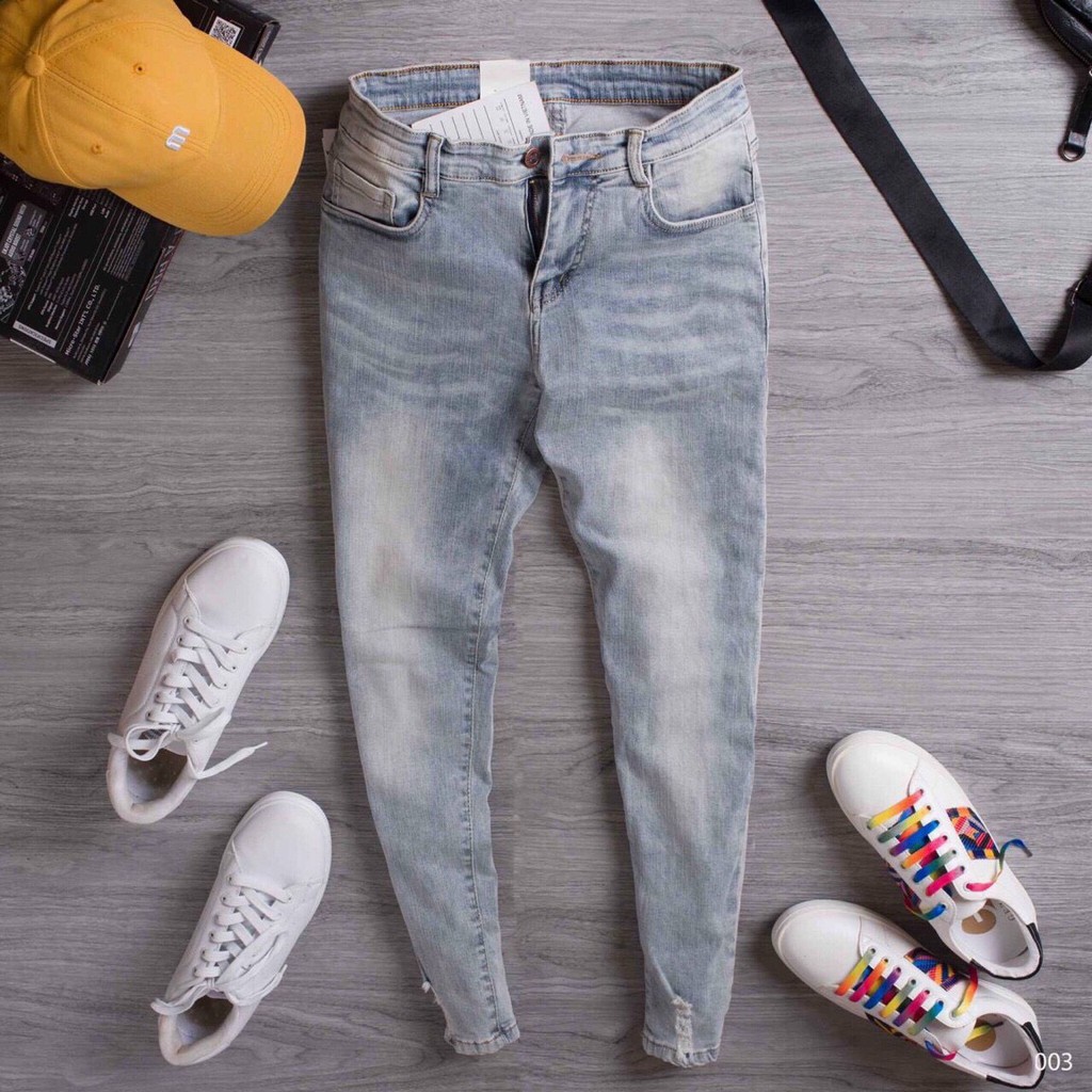 Quần Jean Nam Trơn Màu Xanh Đen 🔵 𝐅𝐑𝐄𝐄 𝐒𝐇𝐈𝐏 🔵 Quần Bò Nam Co Giãn Thời Trang Hpfashion - Qjnhp014 | BigBuy360 - bigbuy360.vn