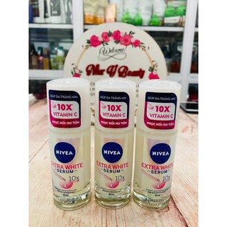 Lăn Khử Mùi Trắng Da Nivea Extra White Serum 10X Vitamin C 40ml