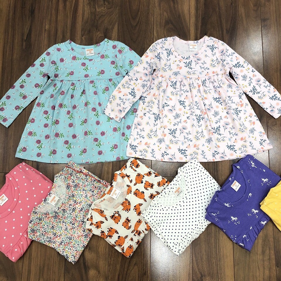 Váy cotton thu đông hàng gymboree