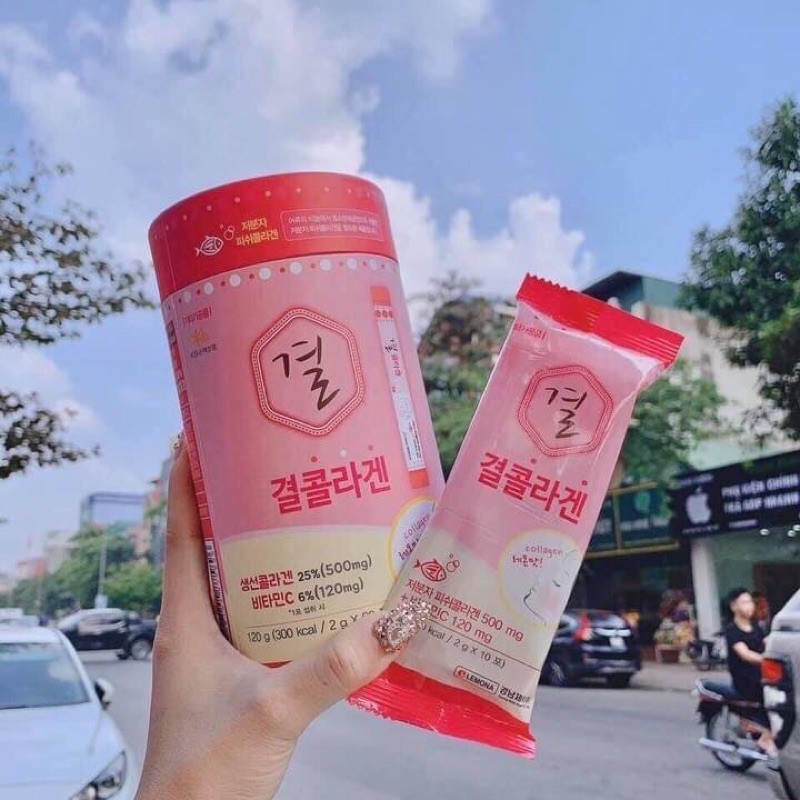 Bột uống Collagen Lemona của Hàn Quốc 60 gói | BigBuy360 - bigbuy360.vn