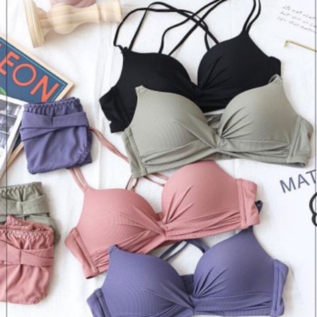 Áo ngực nữ đẹp ❤️FREESHIP❤️ Áo lót không gọng nâng ngực - Áo lót nhún nơ thông hơi không gọng sexy quyến rũ - Shop Buki | BigBuy360 - bigbuy360.vn