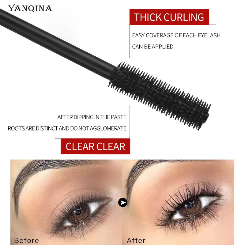 (Hàng Mới Về) Mascara Yanqina 36h Chống Thấm Tạo Hàng Mi Dài Dày Và Cong Tự Nhiên