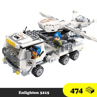 Enlighten 3215 - Đồ chơi Lắp Ráp Xe Tải Công nghệ mới - Enlighten High-Tech Truck Police