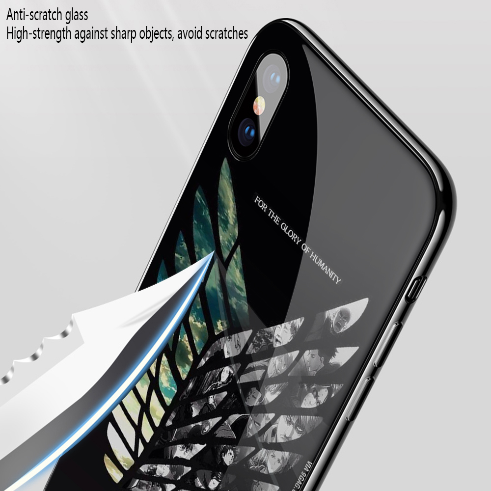 Q66 Attack on Titan Animation Realme 3 Pro 5 Pro C3 6i 6 Q X2 XT Tempered glass Soft Case | BigBuy360 - bigbuy360.vn