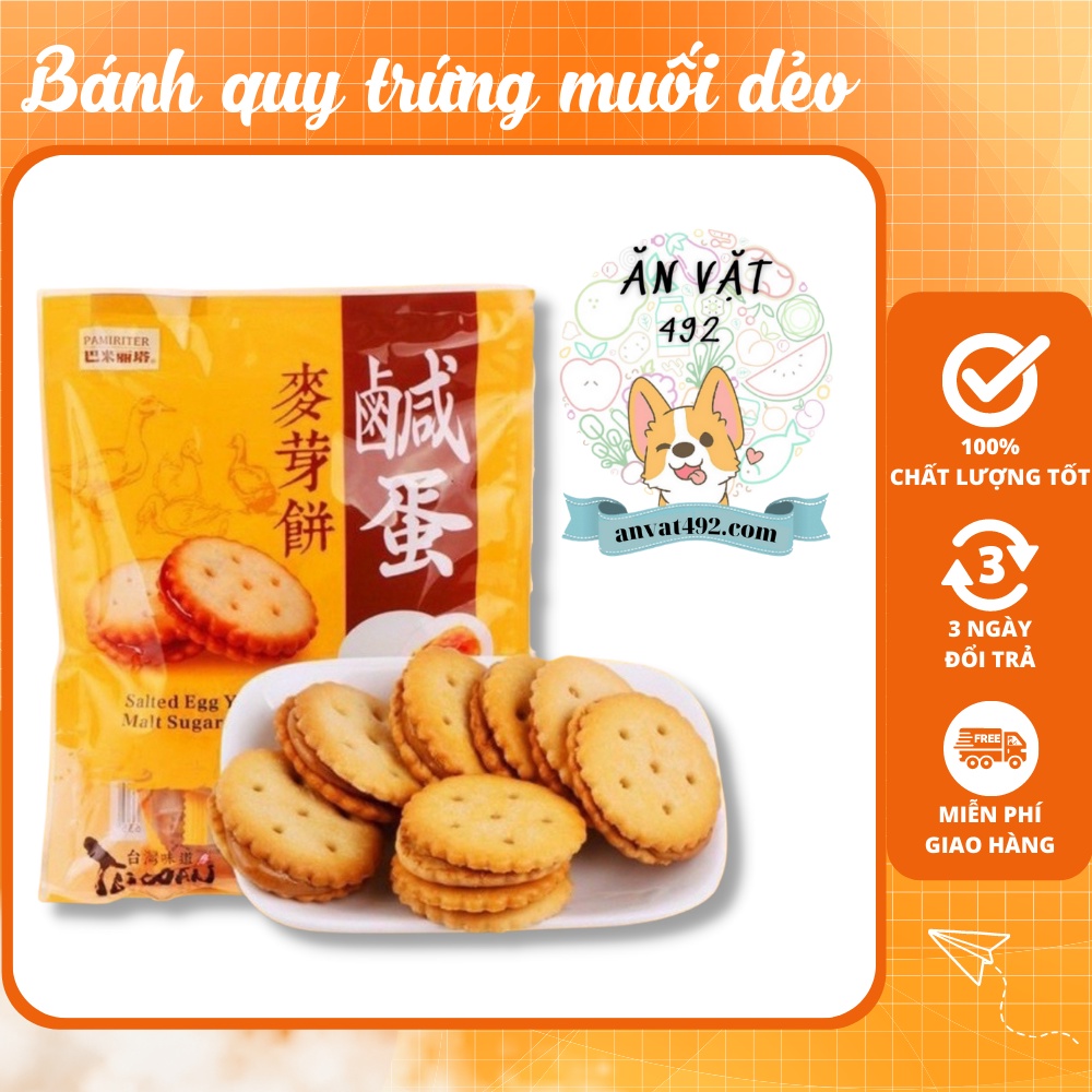 Bánh Quy Trứng Muối Dẻo 500g - Ăn Vặt 492