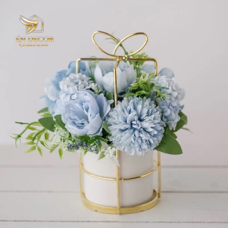 Lọ Hoa Kèm Hoa, Lọ Hoa Xinh Xắn, Trang Trí Nhà Cửa, Én Decor