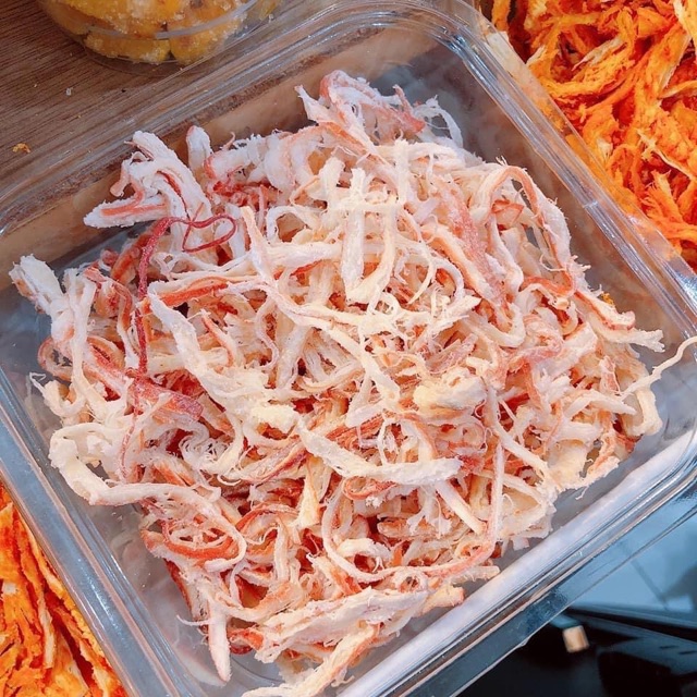 Mực xé sợi hấp cốt dừa siêu thơm ngon hũ 250gram | BigBuy360 - bigbuy360.vn