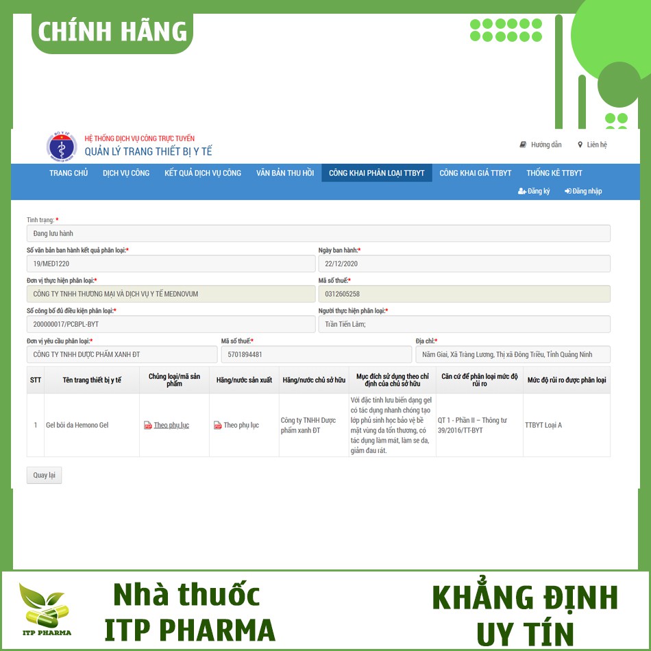 Gel bôi trĩ Hemono Gel - Teo trĩ ngoại, giảm đau rát chảy máu hiệu quả [DÙNG ĐƯỢC CHO BÀ BẦU] - Nhà thuốc ITP Pharma | BigBuy360 - bigbuy360.vn