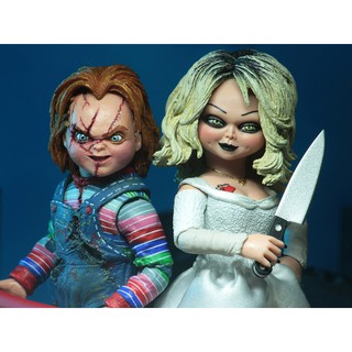 ĐỒ CHƠI MÔ HÌNH NECA Bride of Chucky Ultimate Chucky & Tifany Hàng 2nd ( CHÍNH HÃNG NECA)