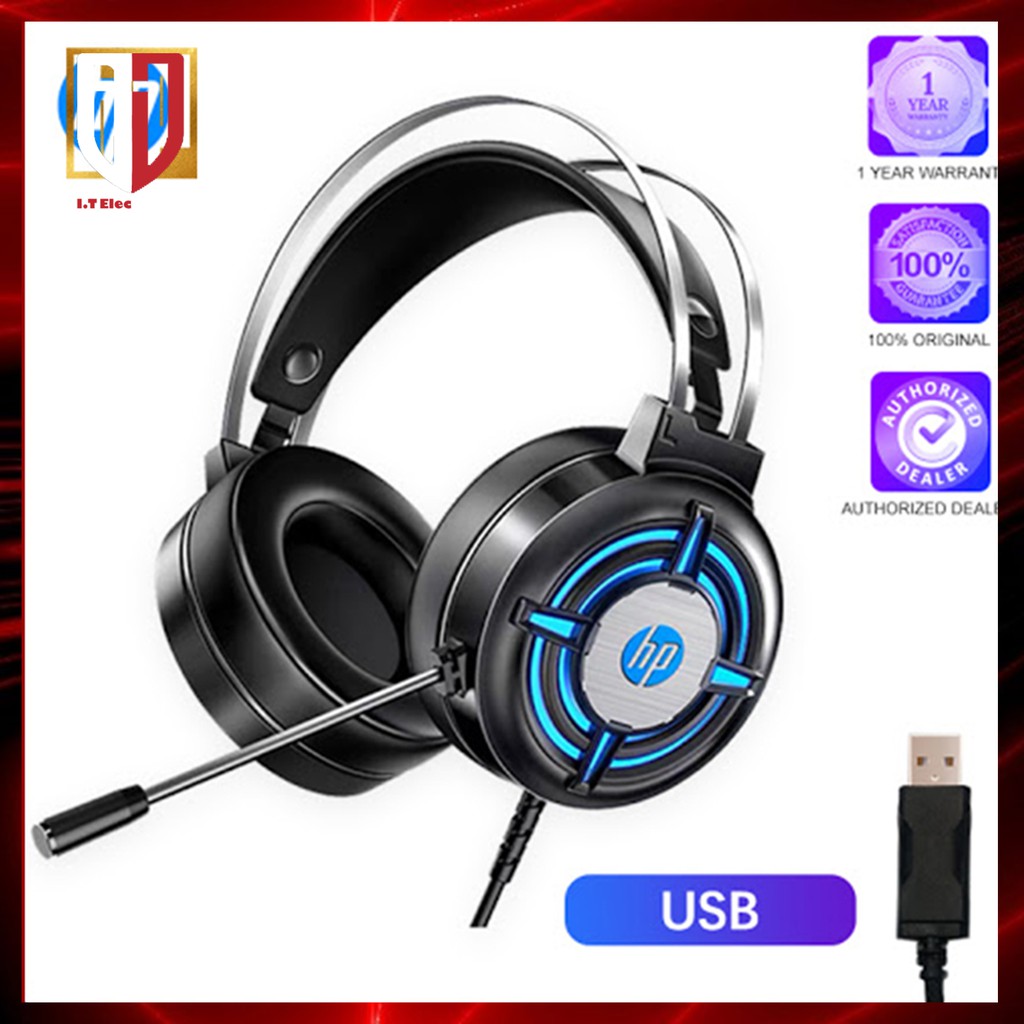 Tai Nghe Gaming Chụp Tai Headphone Có Dây HP H120G - Tai Nghe Nhạc Có Mic Máy Vi Tính Laptop Pc | BigBuy360 - bigbuy360.vn