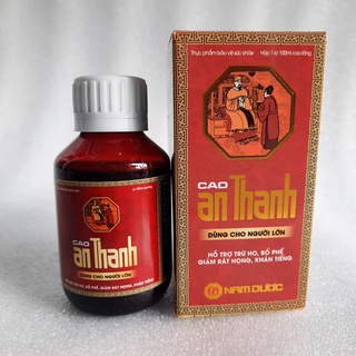 (Chính hãng) Cao An Thanh, siro ho giúp bổ phế, giảm đau rát họng, khan tiếng, chai 100ml