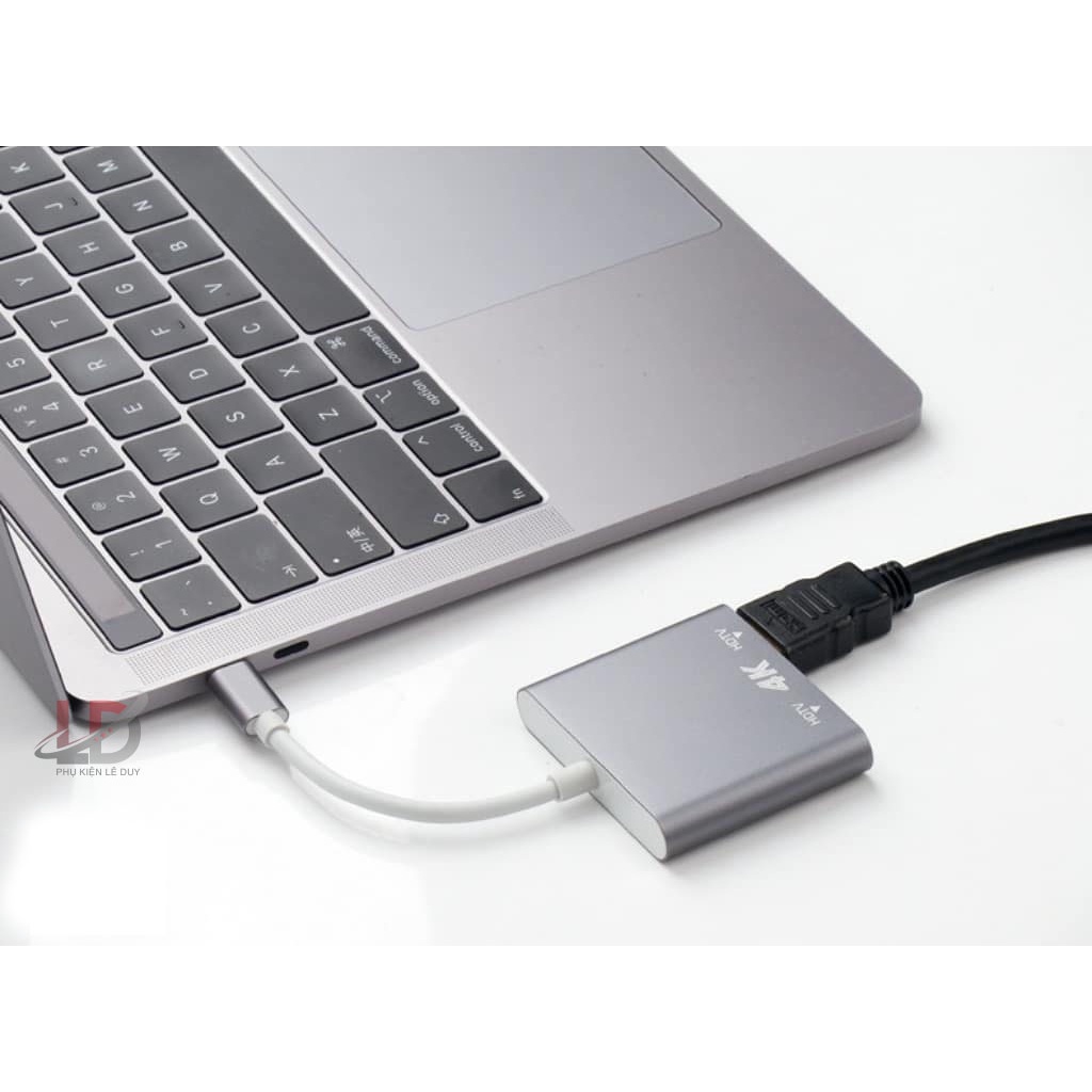 [Mã ELHACE giảm 4% đơn 300K] ONTEN OTN-9175B - Cáp USB Type C ra 2 cổng HDMI - Phukienleduy