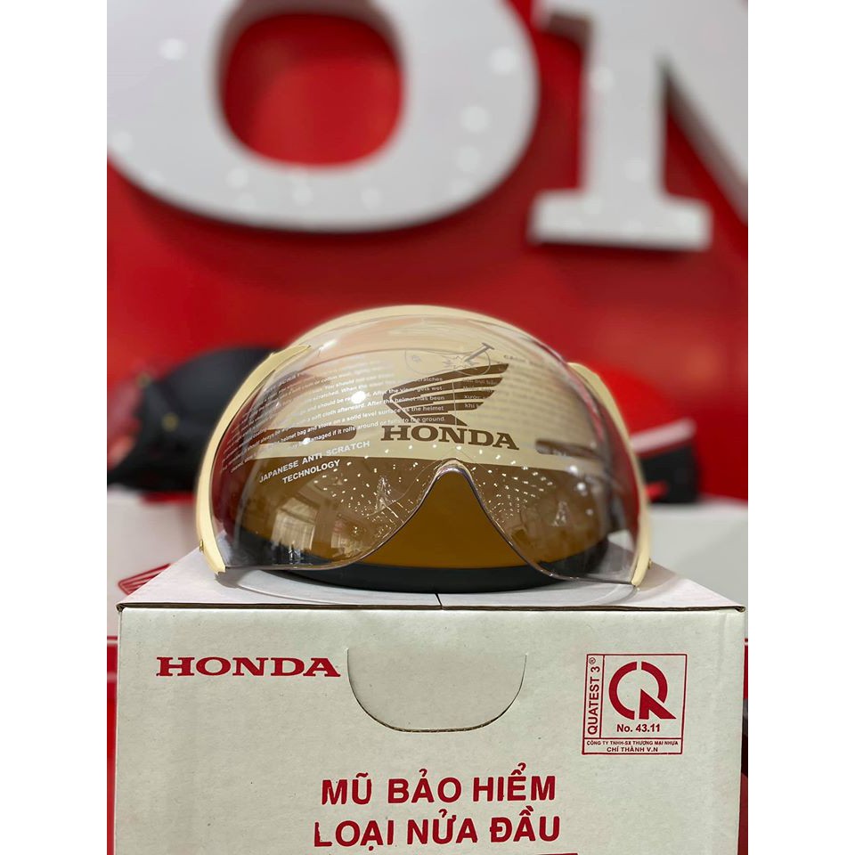 Mũ bảo hiểm HONDA nửa đầu có kính