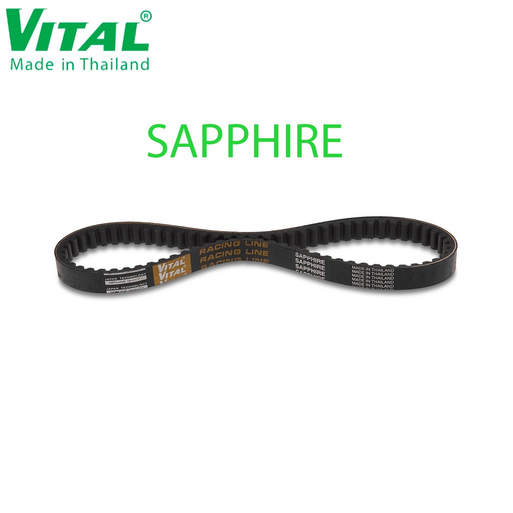 Dây curoa SAPPHIRE hiệu VITAL - Dây curoa VITAL Thái Lan hàng cao cấp đi được trên 40.000 Km