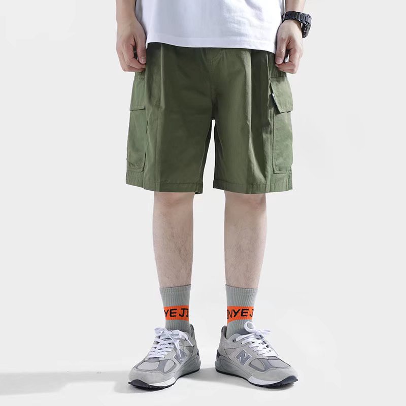 Quần short nam kaki túi hộp  ANYOUNG mềm mịn 3 màu trẻ trung phong cách Hàn Quốc QS305