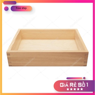 Khay gỗ đa năng - khay trà gỗ thông tự nhiên