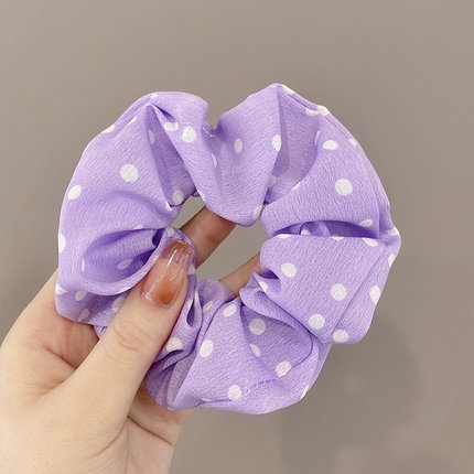 Set 5 Dây Cột Tóc Màu Tím Tươi Mới