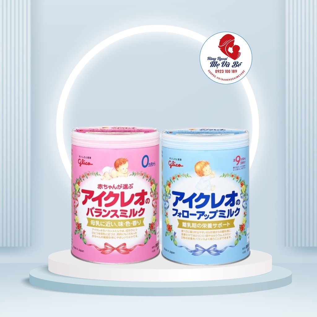 TPBS dinh dưỡng GLICO Icreo Số 0/Số 9 820g Nhật Bản (Date 2024)