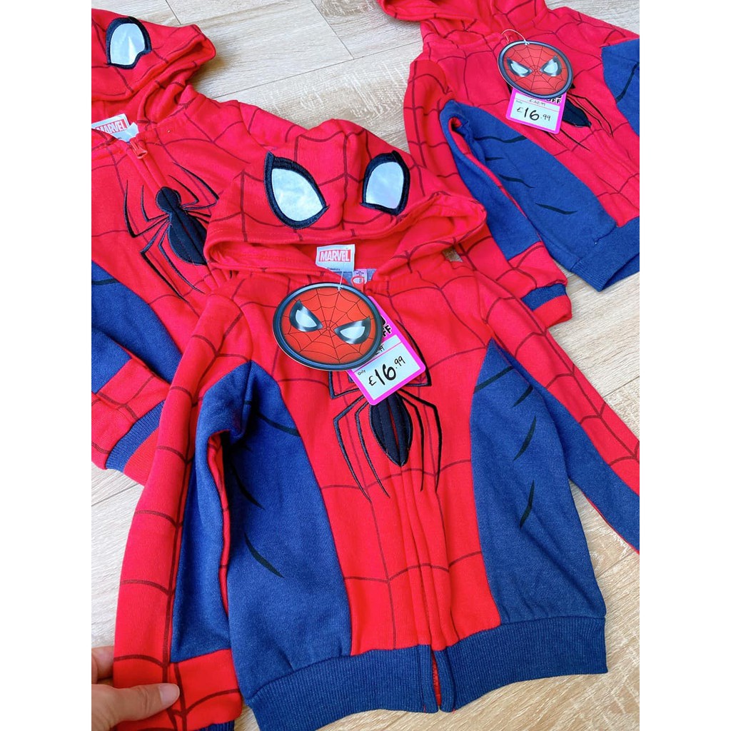 [Siêu phẩm] Aó khoác nỉ Spiderman đỏ ❤️ FREESHIP ❤️ [Siêu phẩm] Aó khoác nỉ Spiderman đỏ cho bé