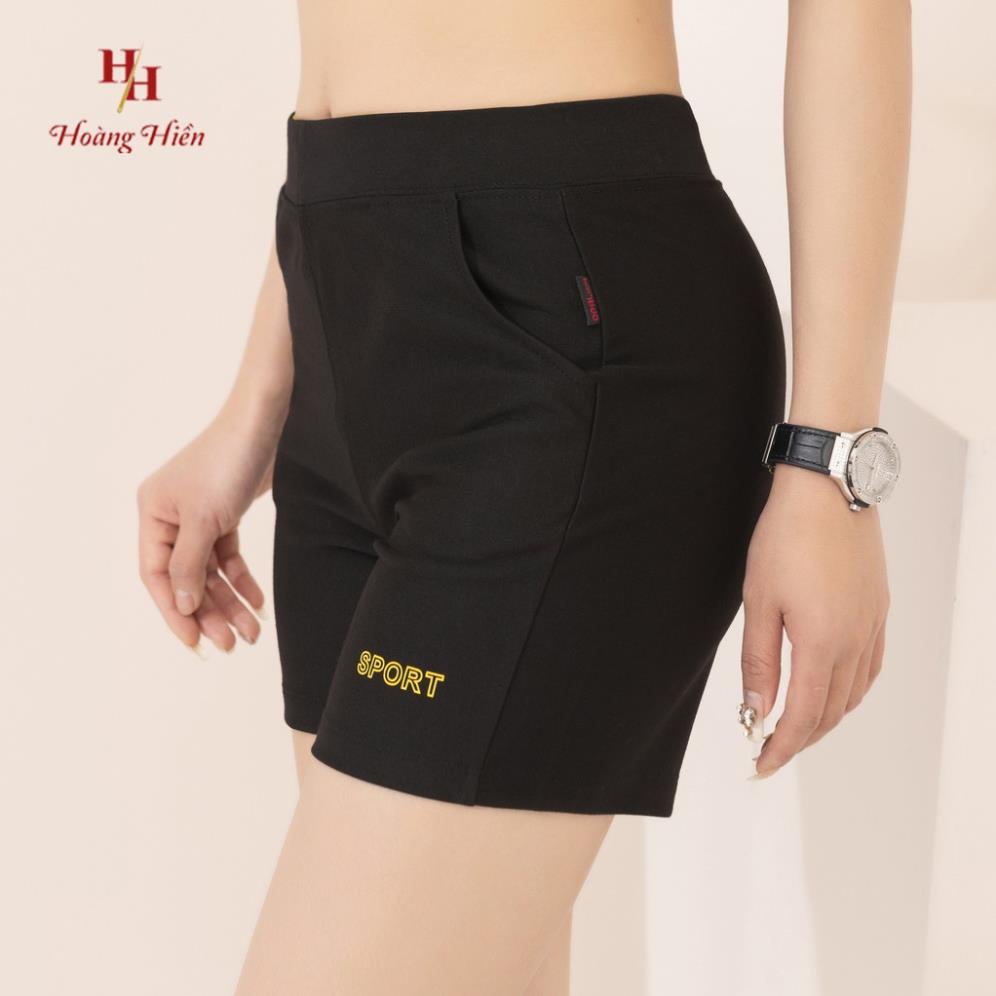 Quần đùi nữ, Quần Short thể thao, tập gym co giãn thoải mái, chất vải cao cấp. Hifa Hoàng Hiền Q430  ྇