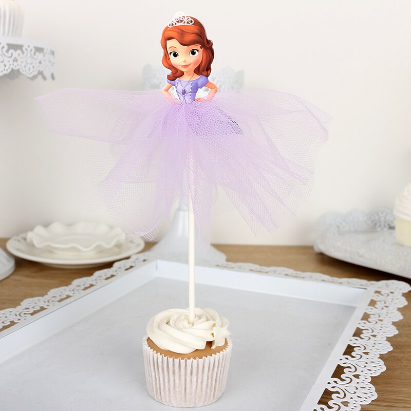 Disney Phụ Kiện Trang Trí Bánh Kem Sinh Nhật Hình Công Chúa Elsa Anna Trong Phim Frozen