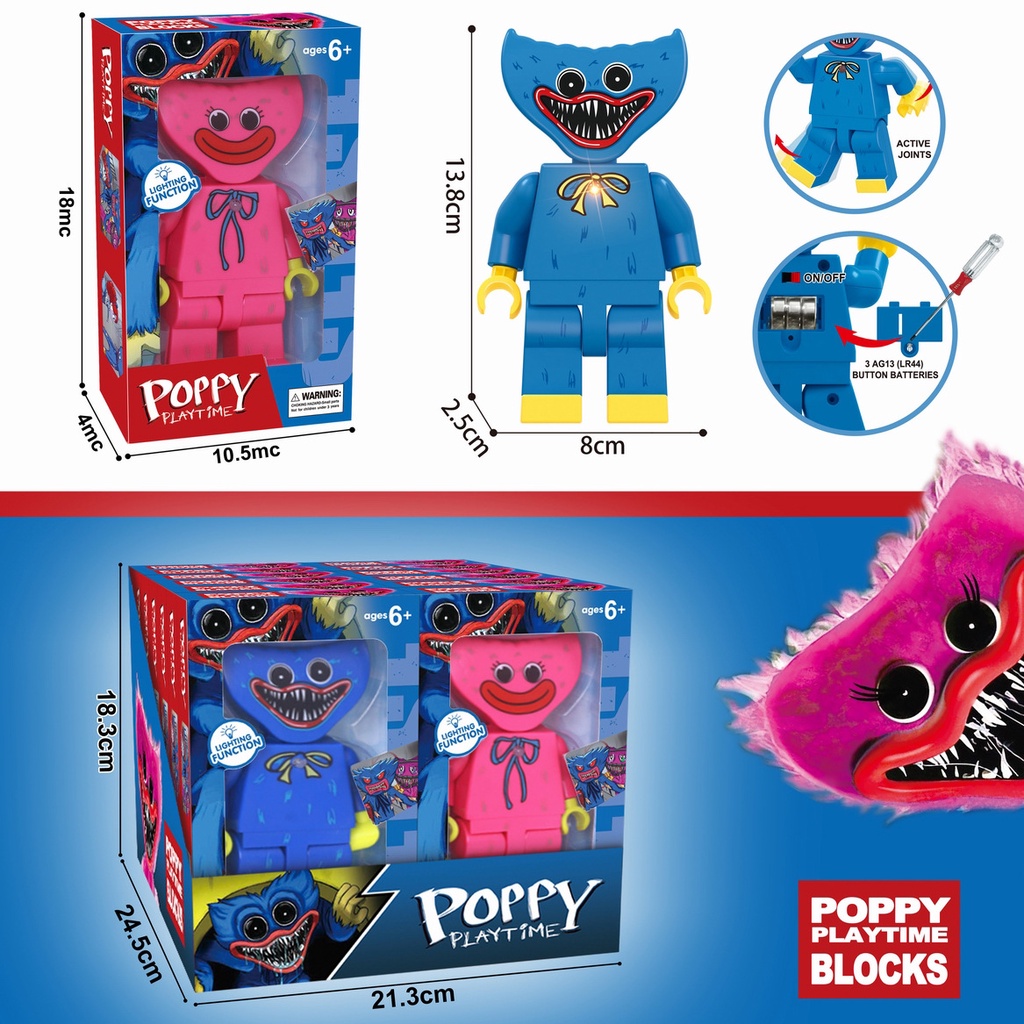 Mô Hình Đồ Chơi Nhân Vật Huggy Wuggy Trong Phim Poppy