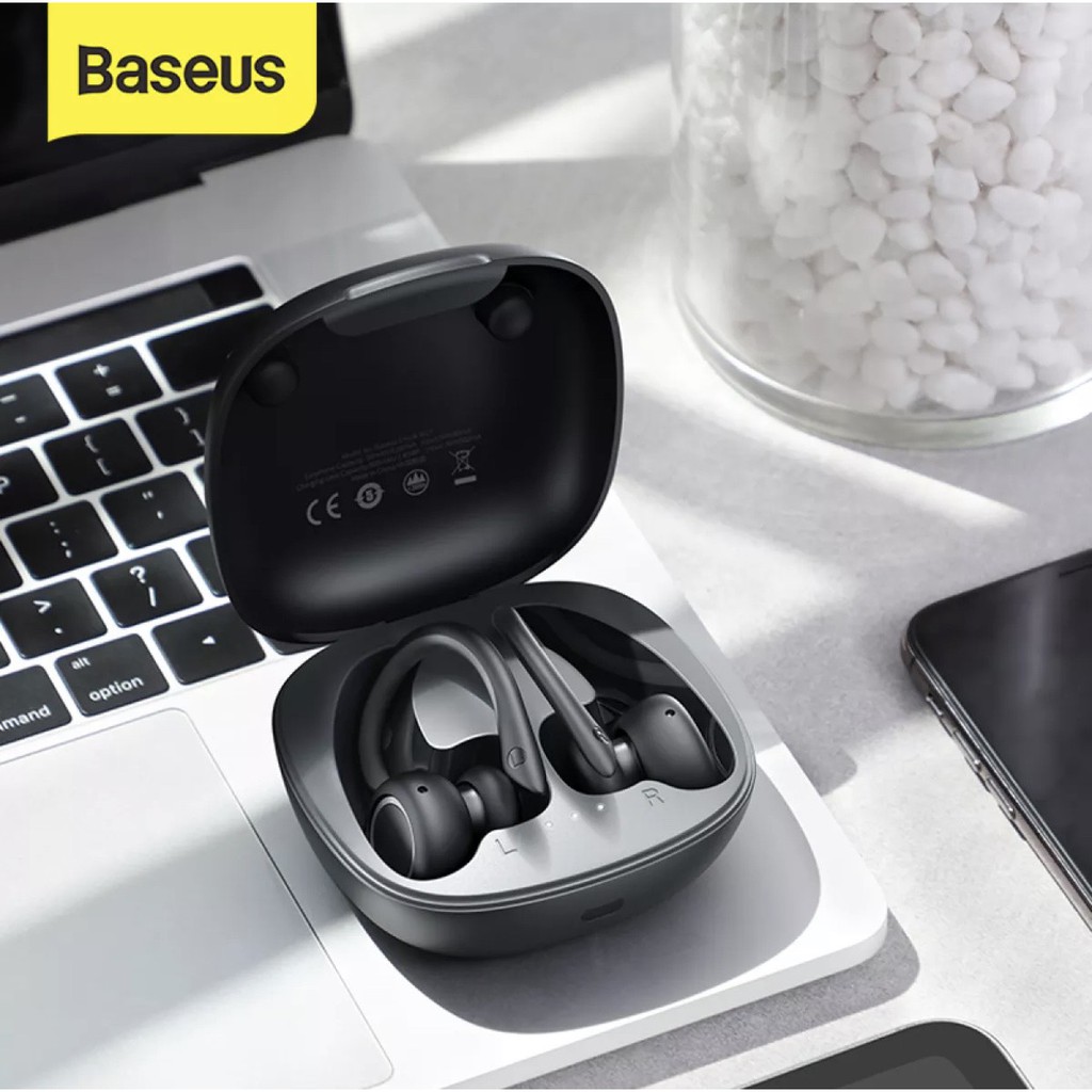 Tai Nghe Baseus W17 True Wireless Earphone Chống Thấm Nước Ip55, Cảm Ứng Thông Minh Kèm Dock Sạc Không Dây