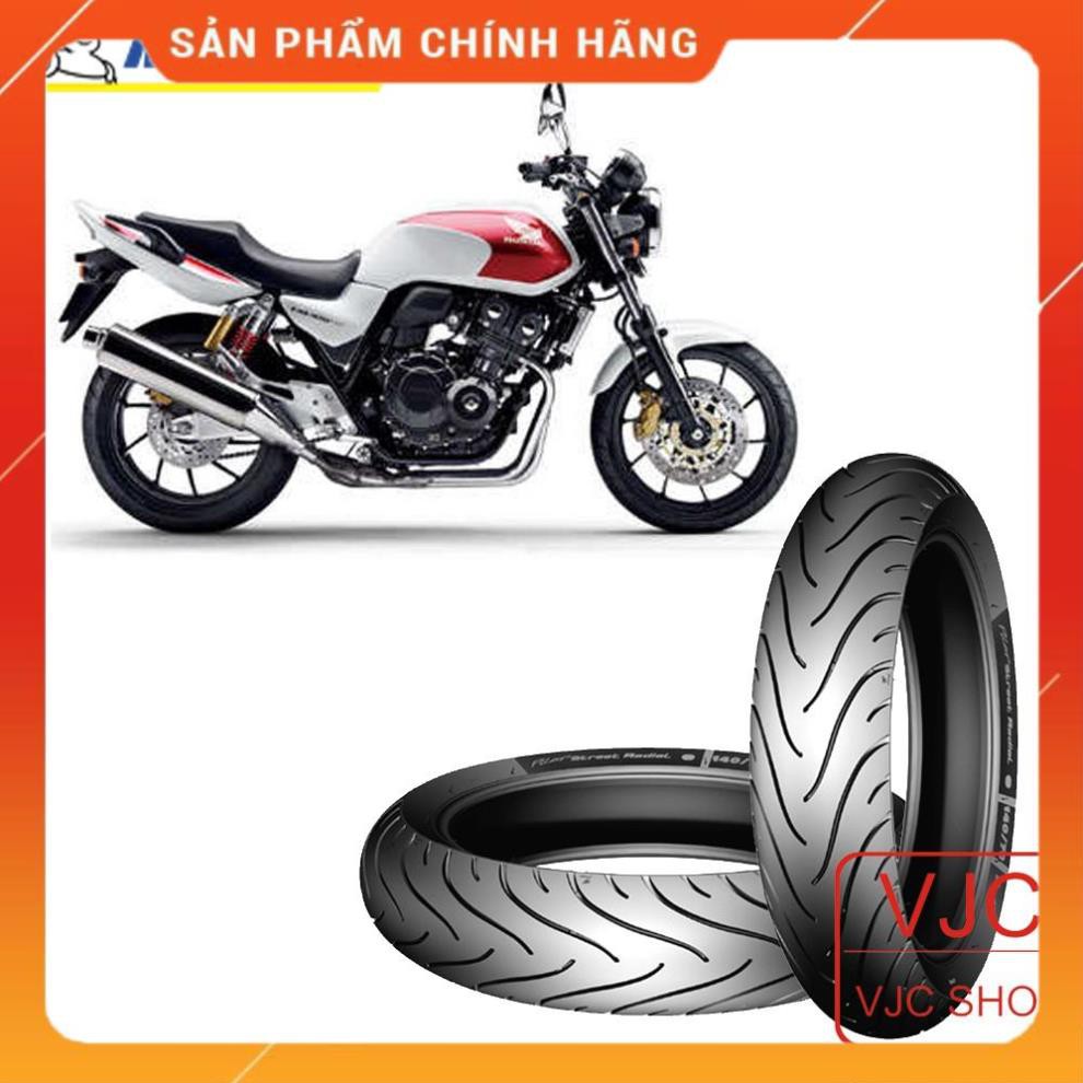 Lốp ( Vỏ ) xe CB400 Michelin trước 120/70R17 hoặc sau 160/60R17 PILOT STREET RADIAL _ Lốp Trung Thành