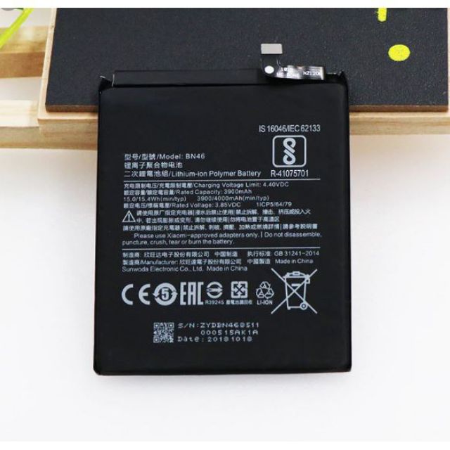 Pin Redmi 7  / redmi note 8 / redmi note 6 BN46 4000mAh Xịn - Bảo Hành 2 tháng