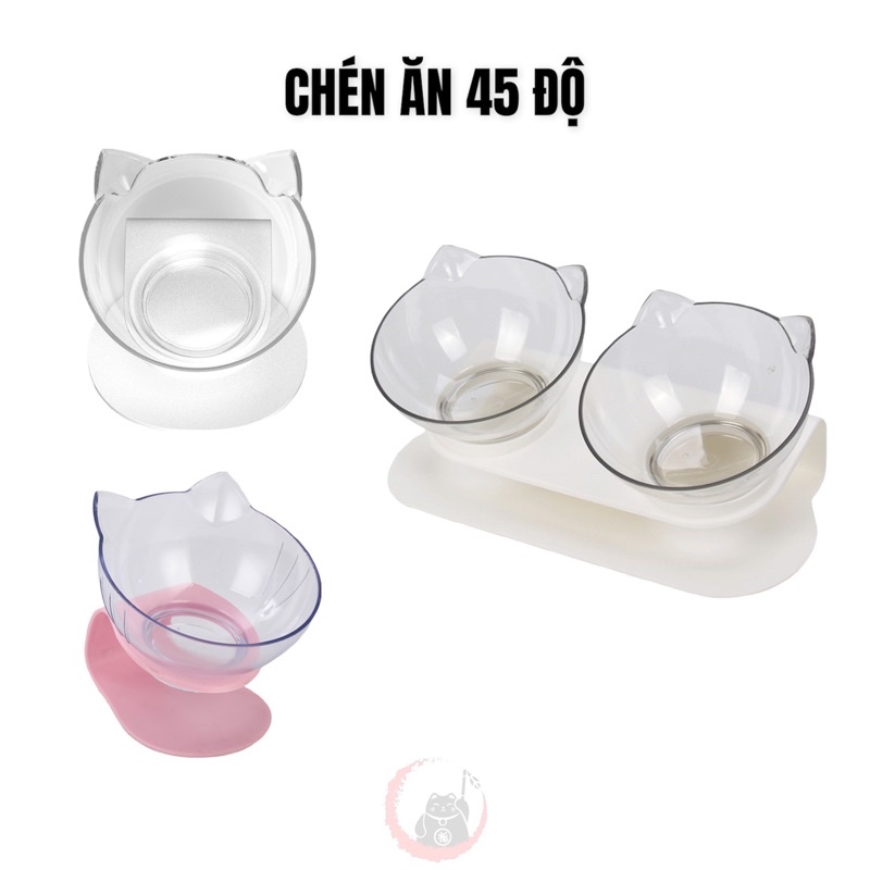 Dụng cụ ăn uống - Chén ăn chống gù 45 độ