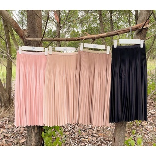 [EIGHTYK] Chân Váy Maxi Xếp Ly Form Xoè