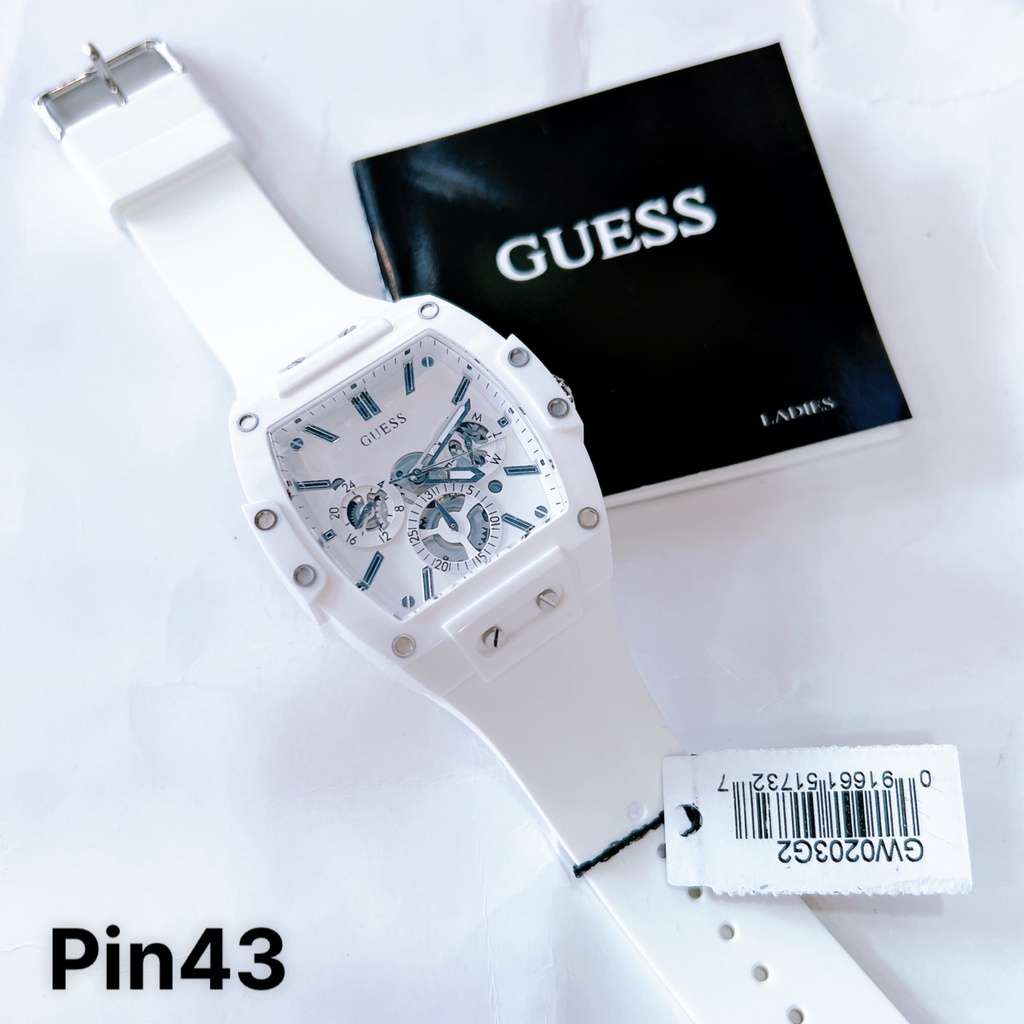 Đồng Hồ Nam guess gw0203g1 gw0203g2 gw0202g1 gw0202g3 , Dây Cao Su / Dây da , Size 43mm