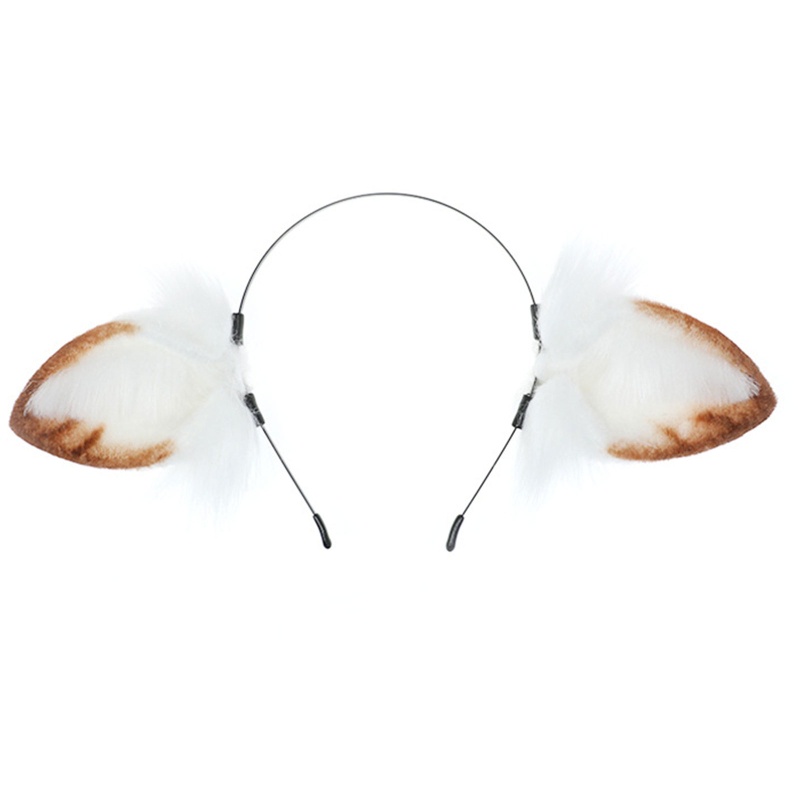 Băng Đô Cài Tóc Hình Tai Cừu Bằng Lông Nhung Dễ Phối Đồ