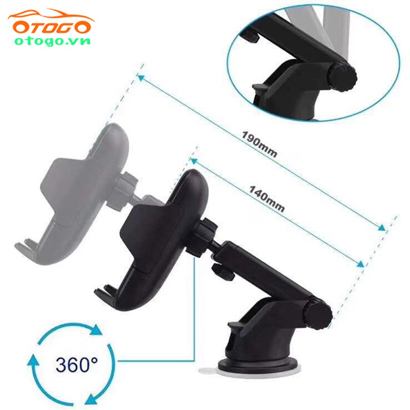 Sạc Không Dây Cao Cấp Tự Động Kiêm Giá Đỡ Trên Ô Tô | BigBuy360 - bigbuy360.vn