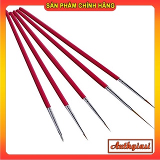 Cọ vẽ móng PINPAI Kolinsky Brush Nail Painting màu hồng
