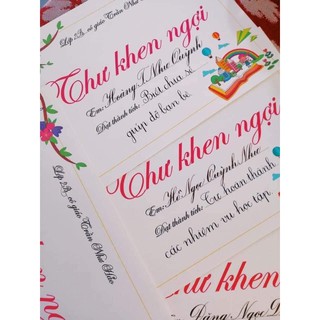 Set 400 tờ thư khen