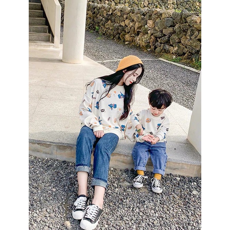 Áo đôi hình dành cho mẹ và bé