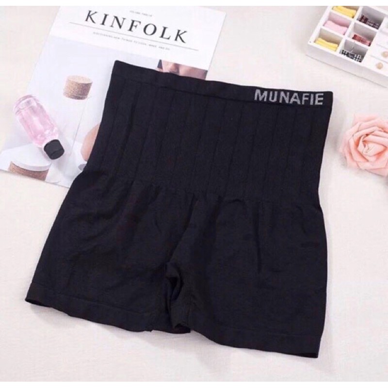 [Mã 12FASHIONSALE1 giảm 10K đơn 50K] Quần đùi gen bụng eo thon munafie | BigBuy360 - bigbuy360.vn