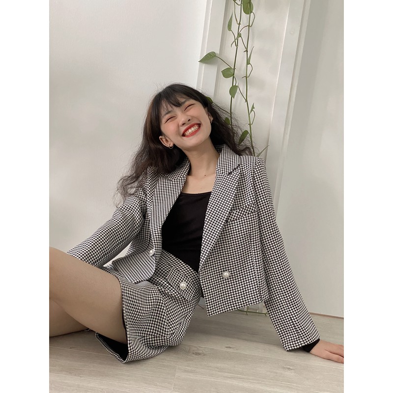 Áo khoác vest nữ crop TK - AKTK036 | BigBuy360 - bigbuy360.vn