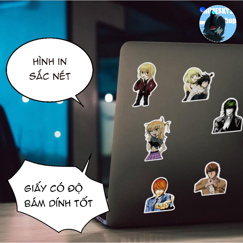 Combo 100 sticker Anime Dr.Stone - Tiến Sĩ Đá không thấm nước dán laptop, vali, mũ bảo hiểm,..