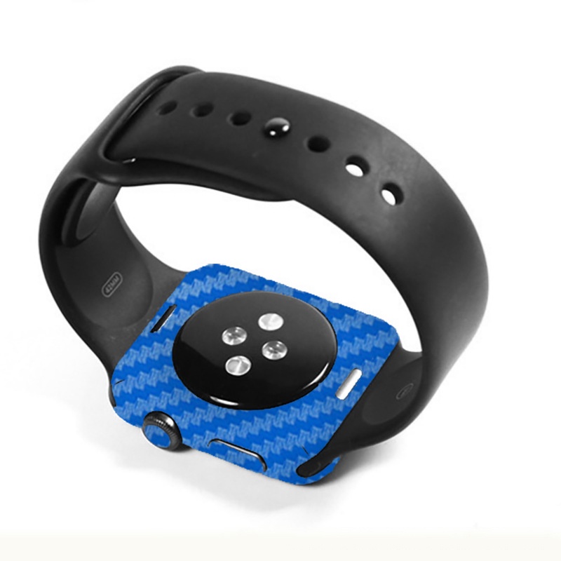 Miếng Dán Họa Tiết Sợi Carbon 3D Bảo Vệ Mặt Sau Cho Đồng Hồ Apple Watch 7 6 SE 5 4 45MM 41MM 40MM 44MM