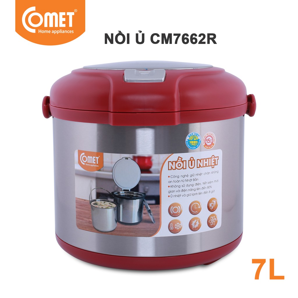 Nồi ủ nhiệt 7.0L COMET - CM7662