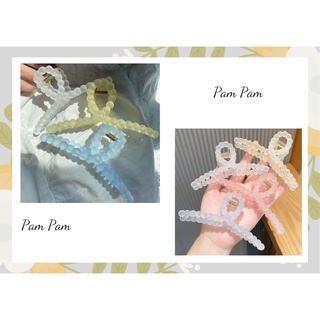 Kẹp tóc nhựa cỡ lớn trong phong cách Hàn Quốc 006 Pampam accessories