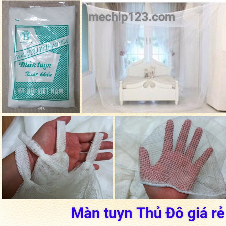 Màn Tuyn Mùng Tuyn Chống Muỗi Giường Đơn, Giường Đôi Giá Rẻ Nhất