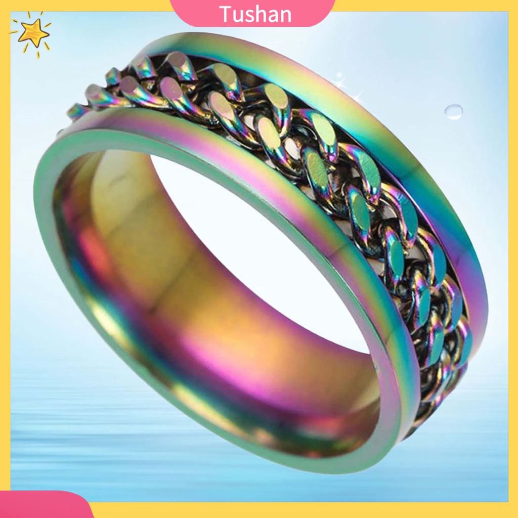 Nhẫn nam bằng thép không gỉ thời trang