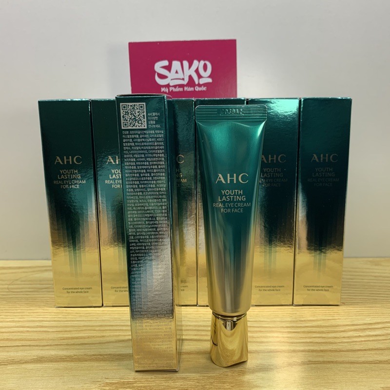 Kem mắt [Hết thâm quầng mắt 100%_Hàng Auth] Kem mắt AHC Ageless Real Eye Cream For Face 30ml [Hot New] | BigBuy360 - bigbuy360.vn