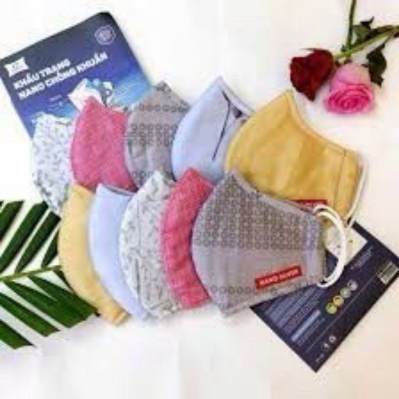 Khẩu trang vải hanvico Nano kháng khuẩn 35k/1 đôi