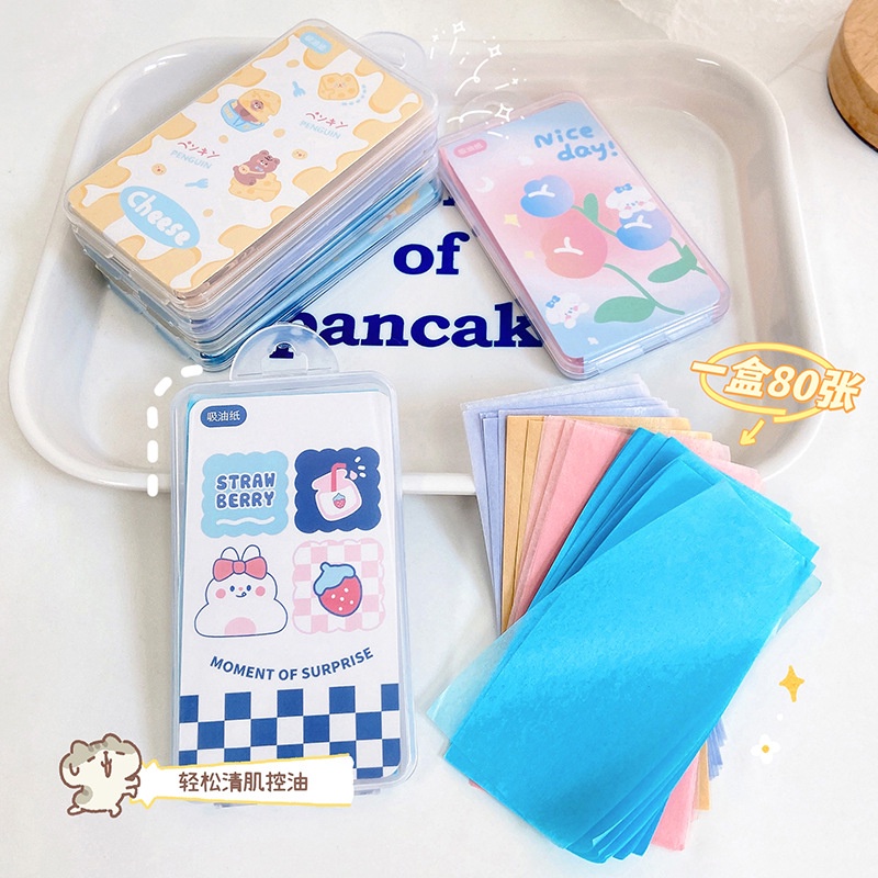 Hộp Giấy Thấm Dầu Vải Lanh 80 Tờ, Dành Cho Nam Và Nữ