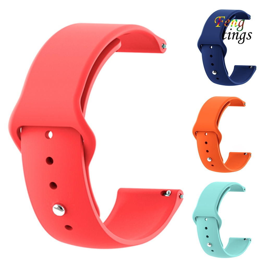 Dây Đeo Thay Thế Chất Liệu Silicon Màu Trơn Cho Xiaomi Haylou Solar Ls02