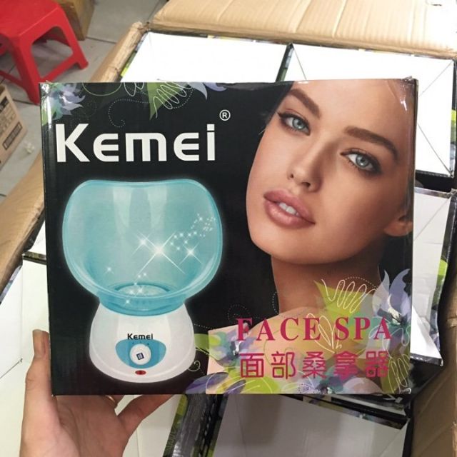 Máy xông mặt Kemei